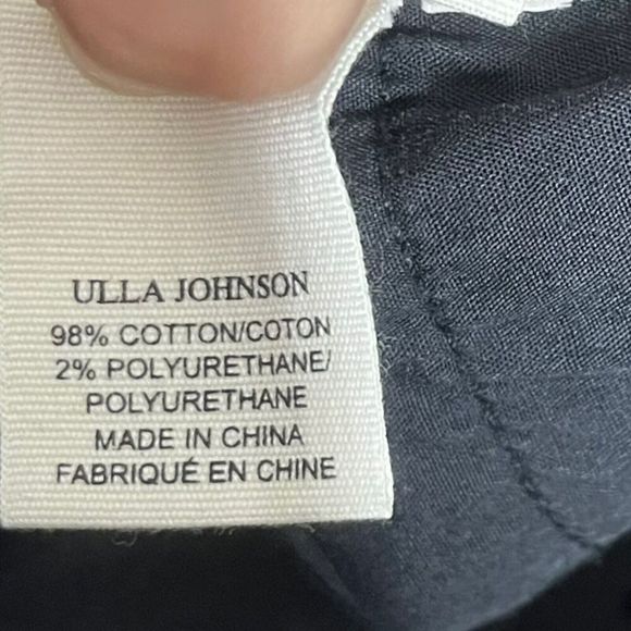 Ulla Johnson Prince Polka Dot Skinny Jeans Gray Women’s Size 2 High Rise Crop - Picture 12 of 13